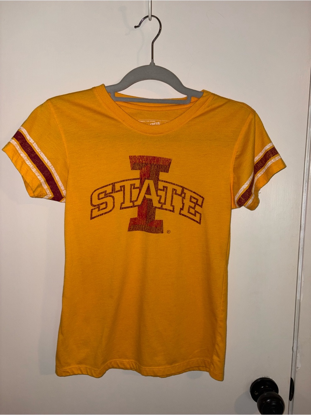 Yellow Iowa State Tee